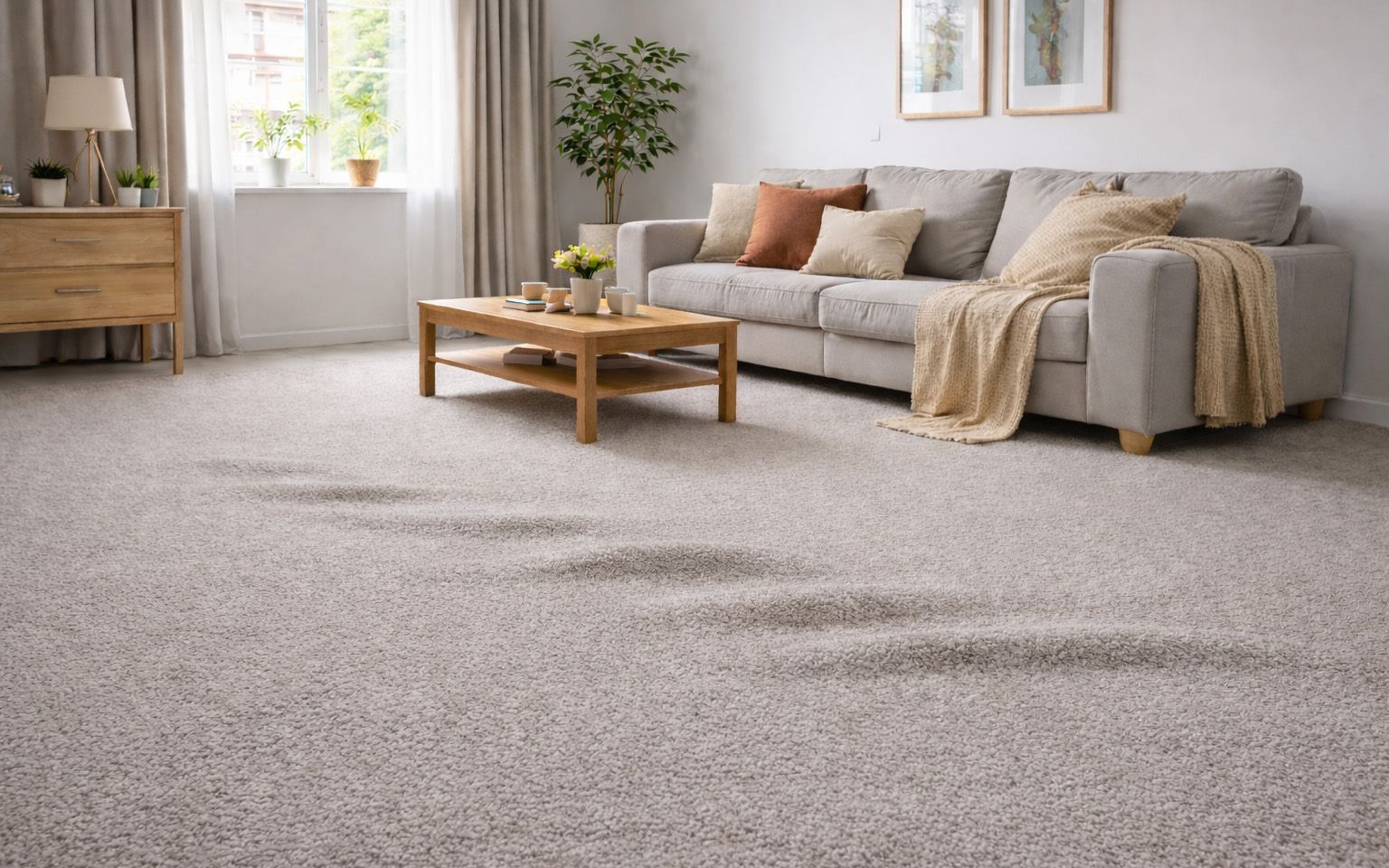 vlny na koberci jako chyba při pokládce koberce