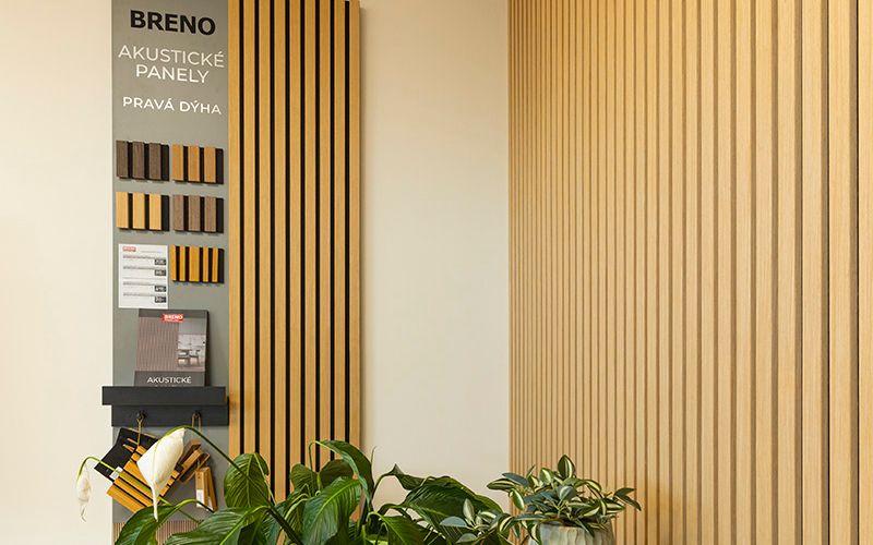 akustické panely v interiéri