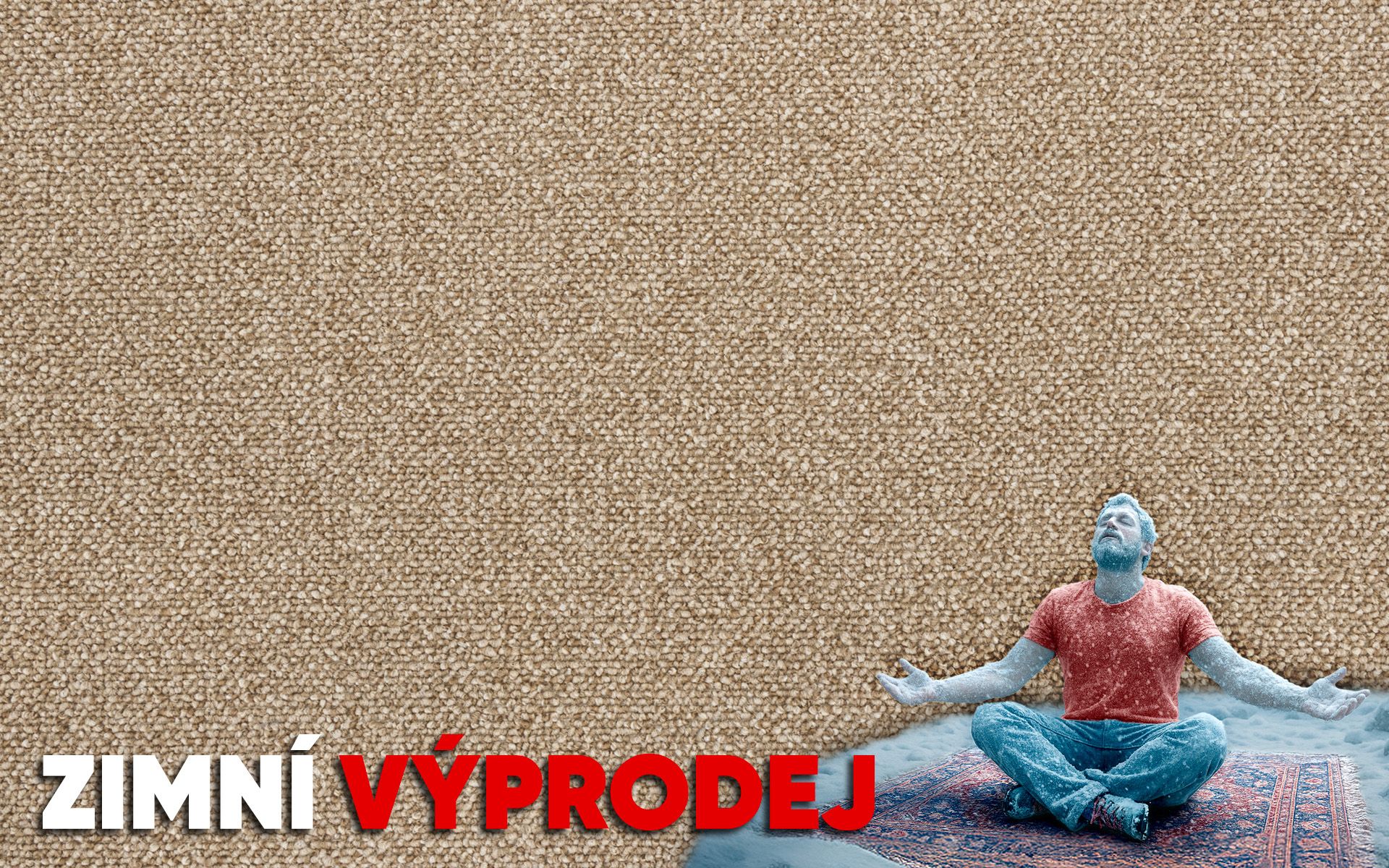 Metrážové koberce - akce