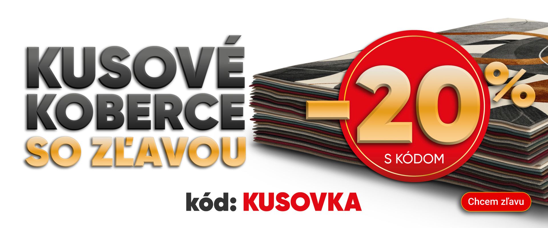 ZĽAVA NA KUSOVÉ KOBERCE