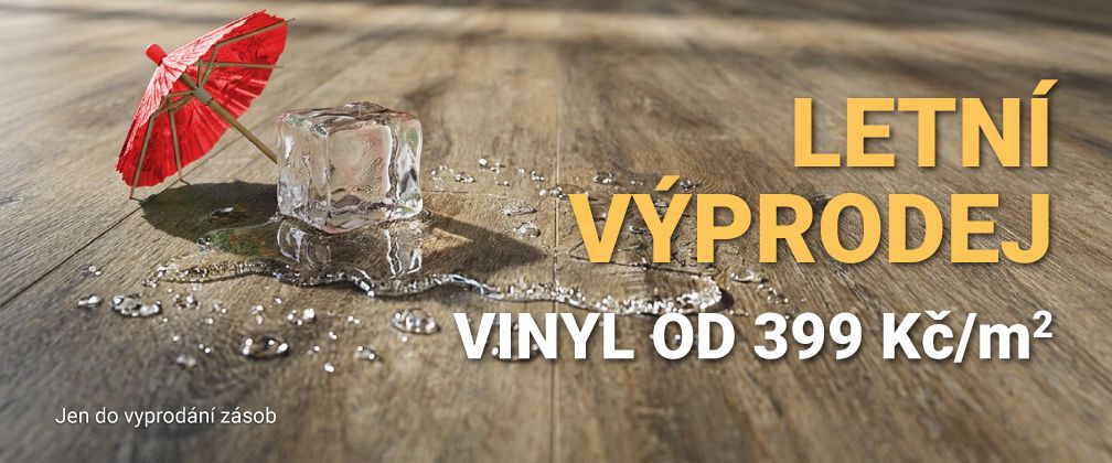 Letní výprodej - Vinylové podlahy od 399Kč/m2