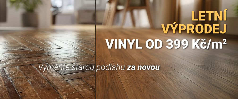 Letní výprodej - Vinylové podlahy od 399Kč