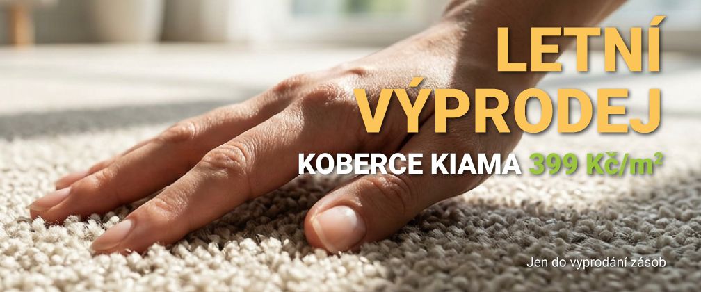 Letní výprodej - koberce Kiama