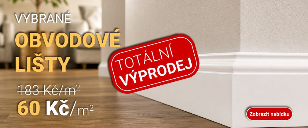 Obvodové lišty výprodej