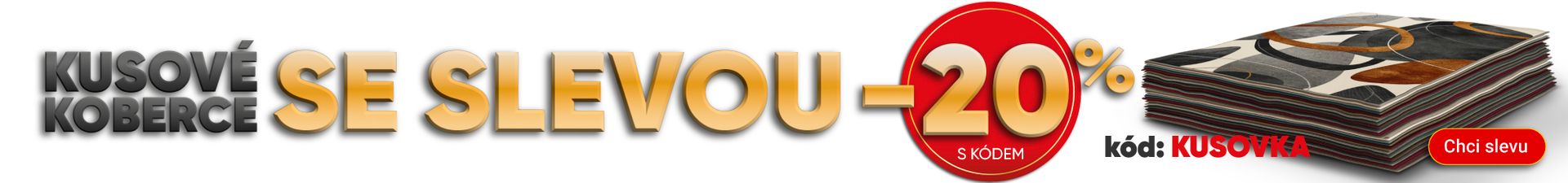 SLEVA NA KUSOVÉ KOBERCE