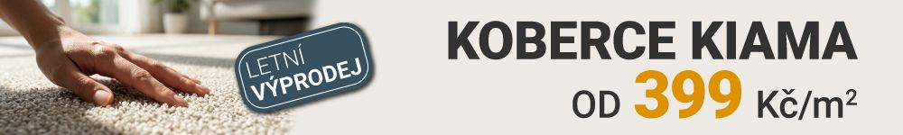 Letní výprodej - koberce Kiama