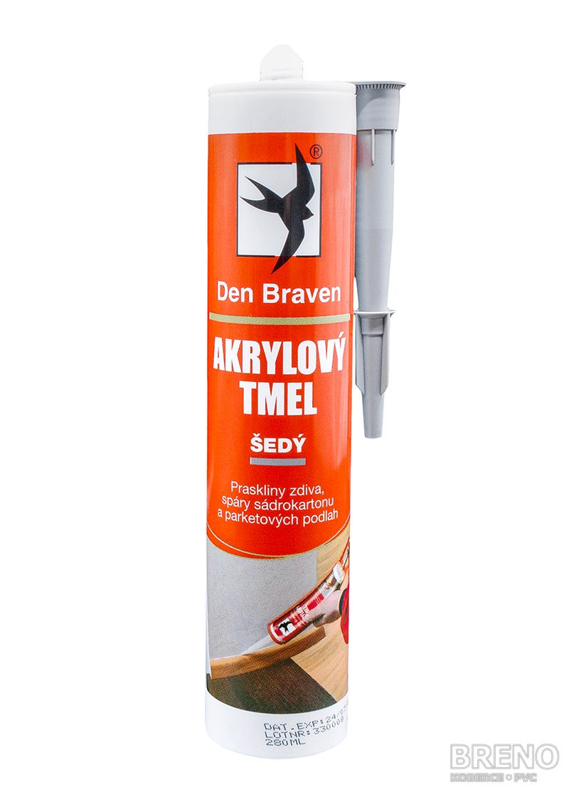 Akrylový tmel BRAVEN RL - šedý