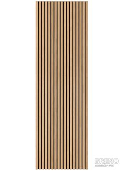 Akustický panel 40 x 270 cm - Teak - 2 ks