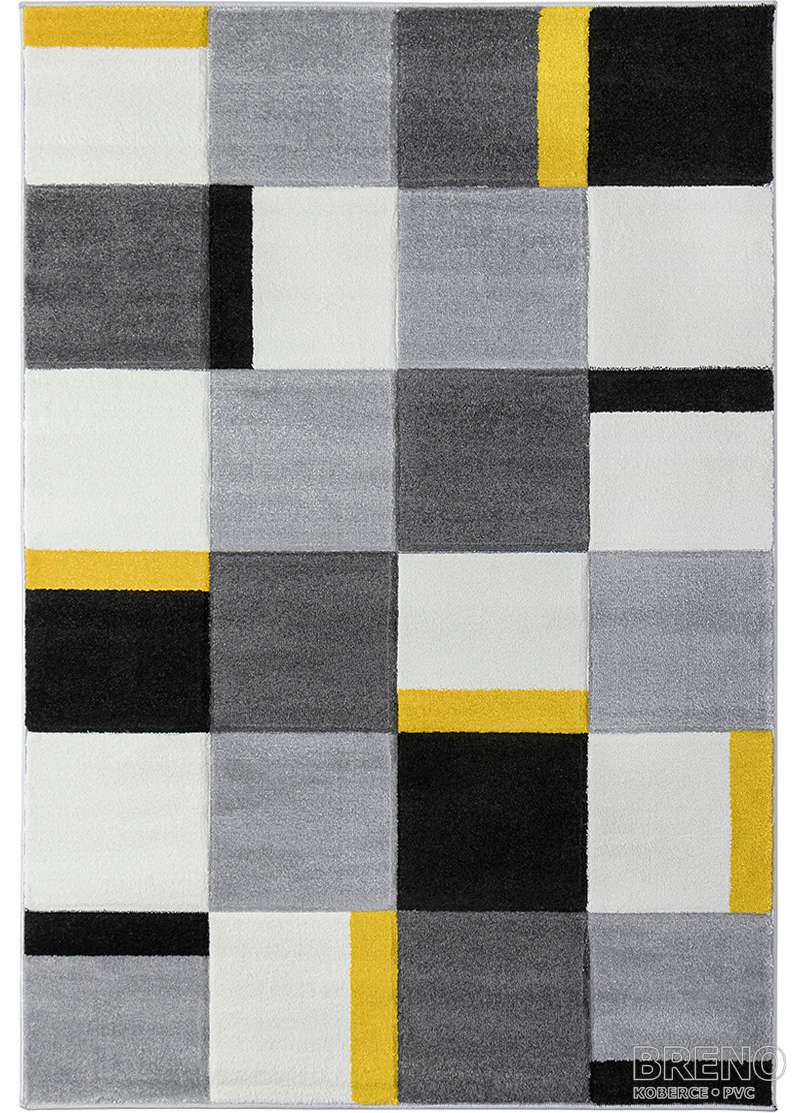 Kusový koberec ALORA A1027 Yellow