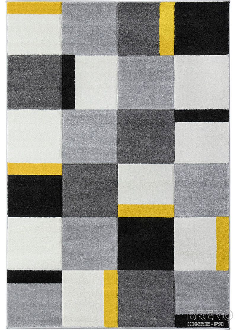 Kusový koberec ALORA A1027 Yellow