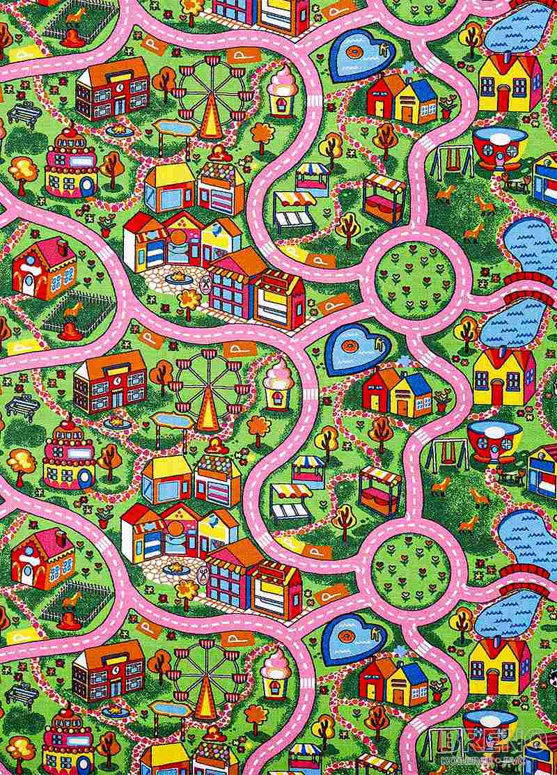 Metrážový koberec AMAZING TOWN