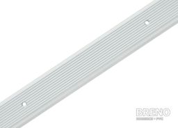 AP10 Schodová hrana vrtaná elox stříbro