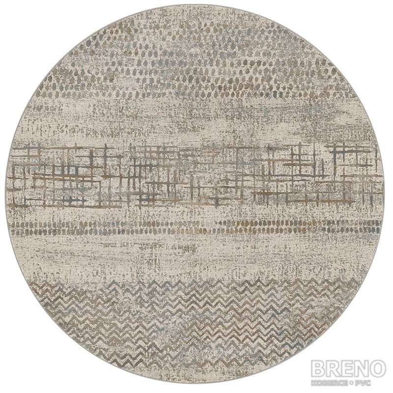 Kusový koberec ARGENTUM kruh 63857/9293
