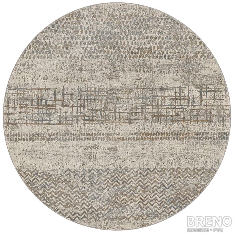 Kusový koberec ARGENTUM kruh 63857/9293