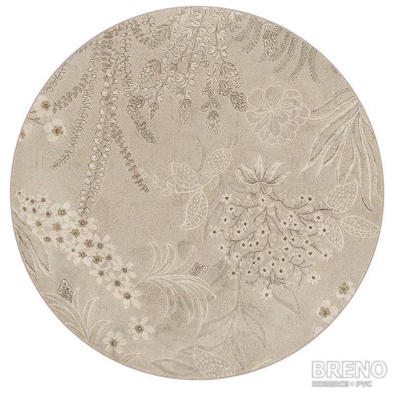 Kusový koberec ARGENTUM kruh 63893/6575