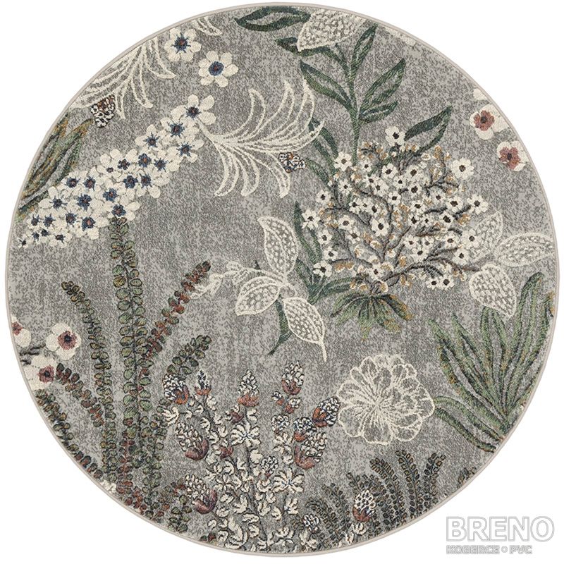 Kusový koberec ARGENTUM kruh 63893/7676