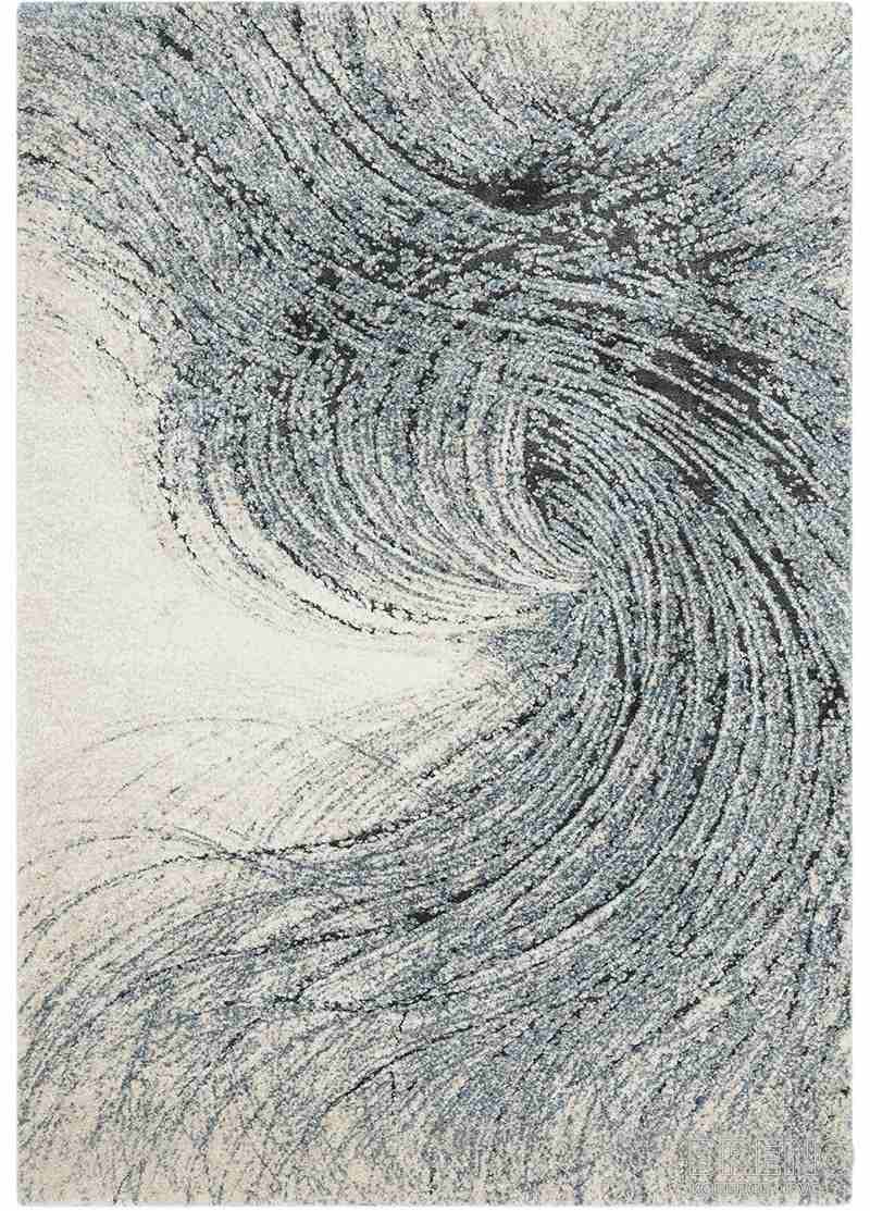 Kusový koberec BOLOGNA 461/blue modro–šedý