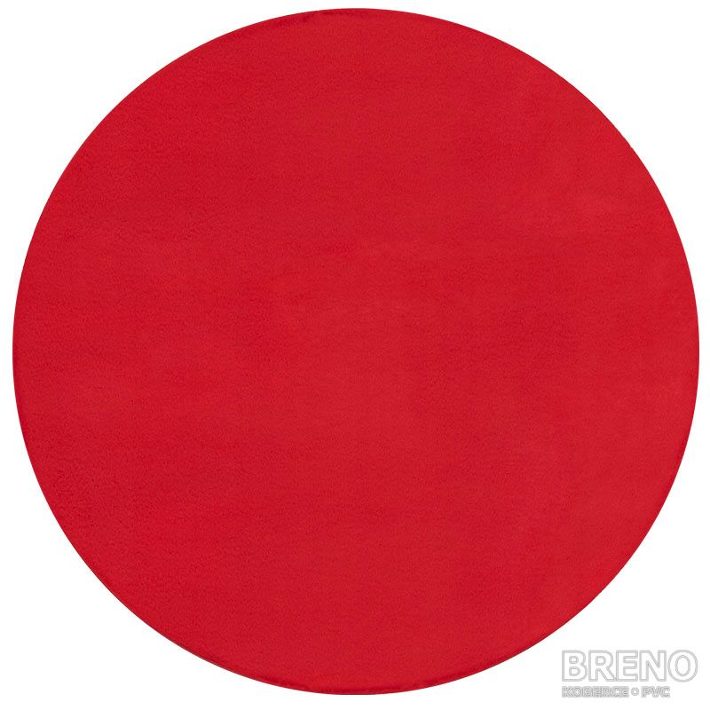 Kusový koberec BUNNY kruh N10 červený