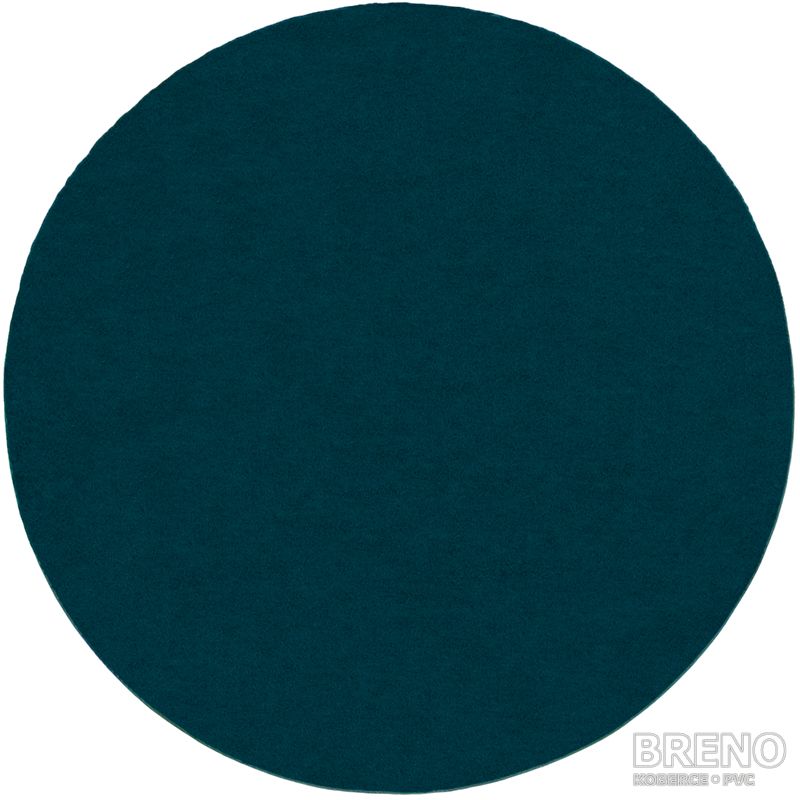 Kusový koberec BUNNY kruh N19 petrolejově zelený