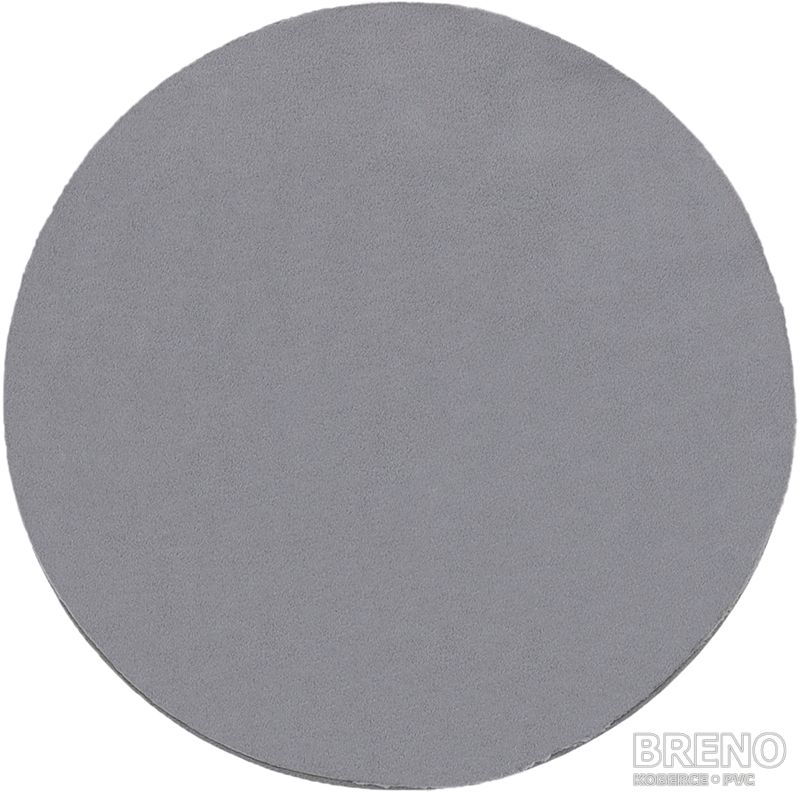 Kusový koberec BUNNY kruh N3 sivý