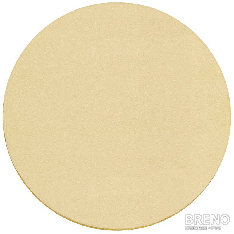 Kusový koberec BUNNY kruh N35 vanilkově žlutý