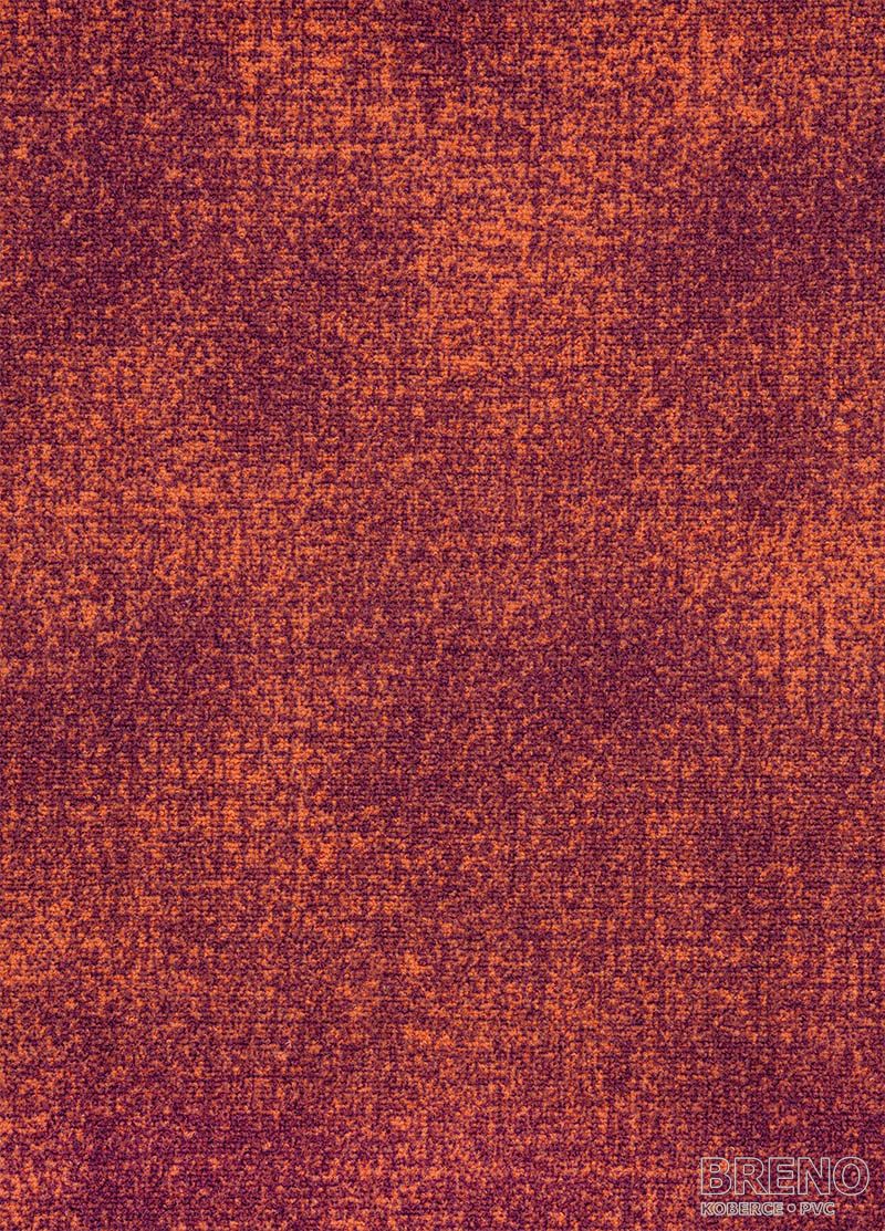 Metrážový koberec CHROMA 87 červeno-oranžový