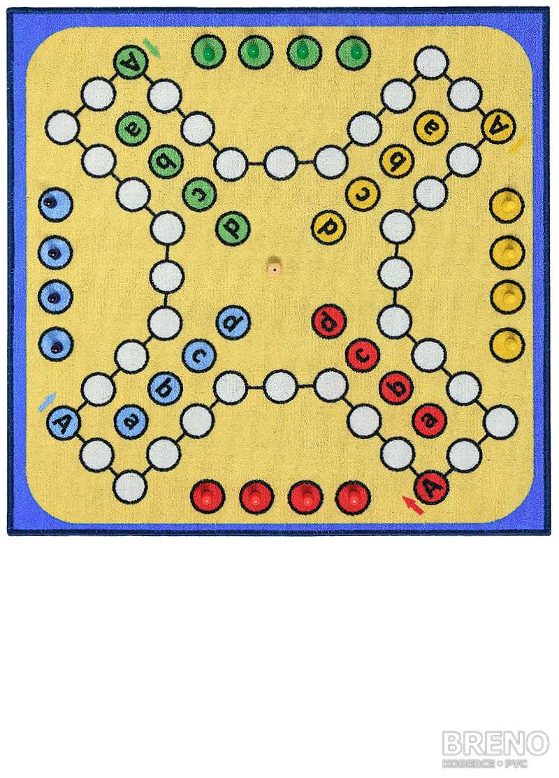 ČLOVĚČE, NEZLOB SE s figurkami - modrý lem