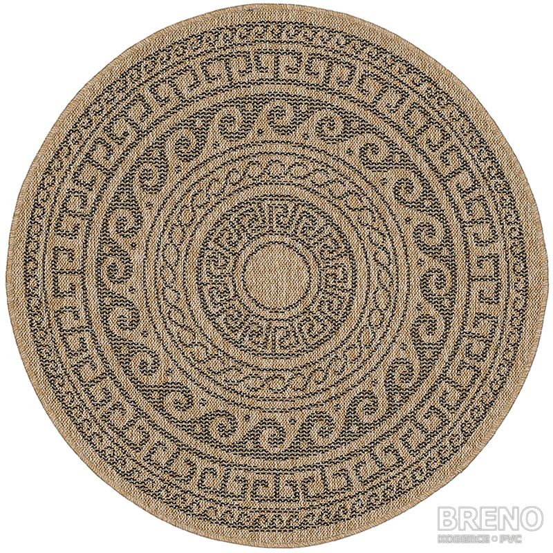 Kusový koberec COMILLA kruh 887 Black