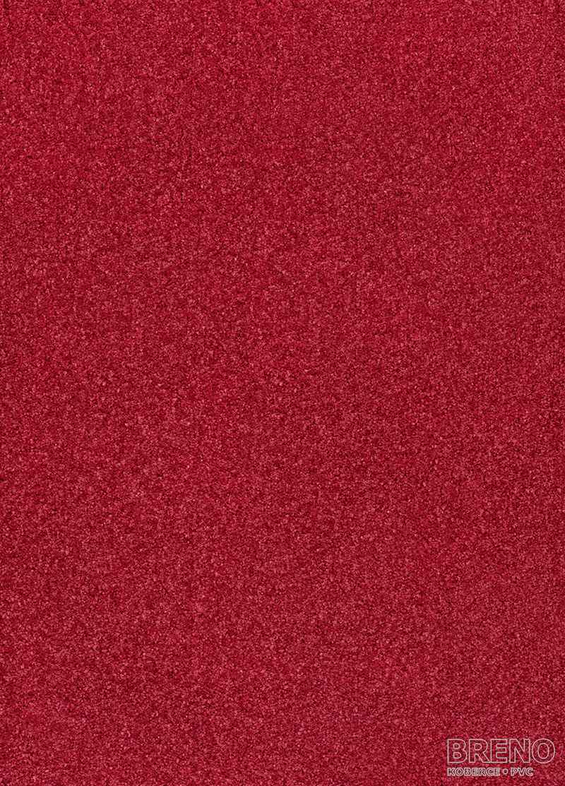 Metrážny koberec COSY 12 červený