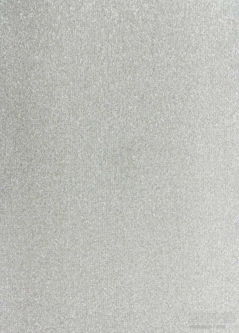 Metrážny koberec COSY 49 strieborný