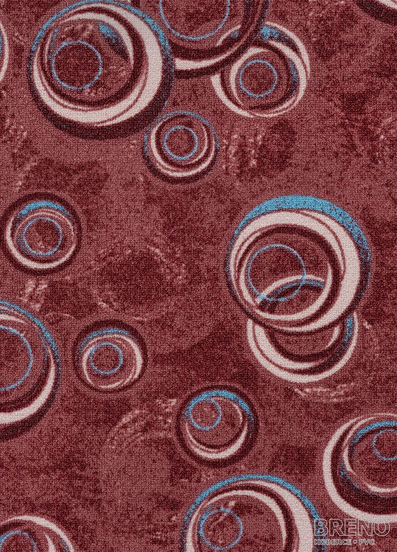 Metrážny koberec DROPS 84 červený