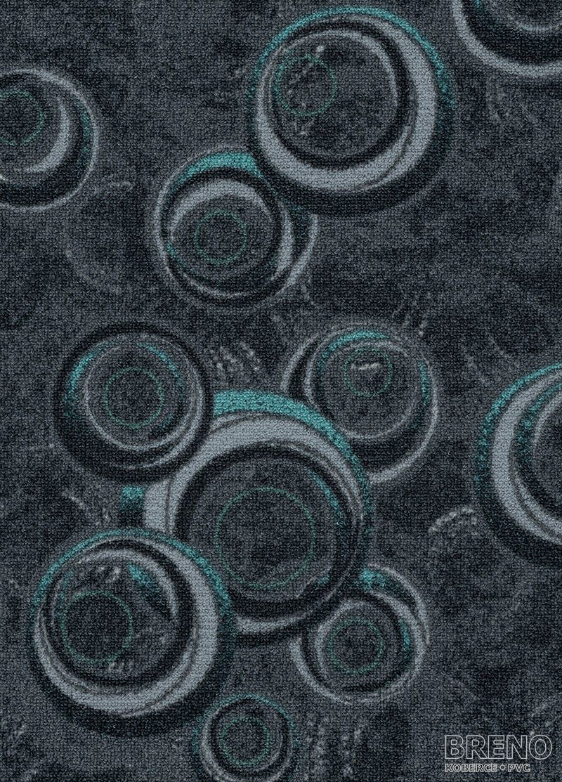 Metrážový koberec DROPS 99 šedý