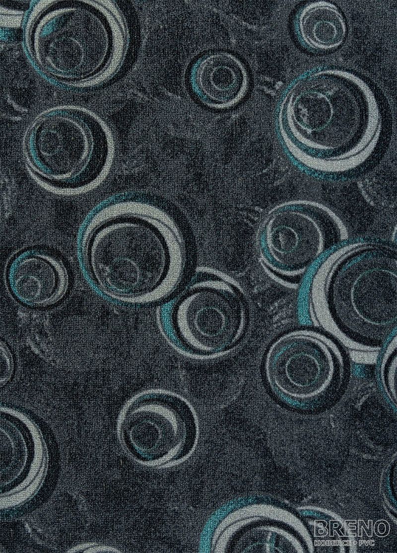 Metrážny koberec DROPS 99 sivý