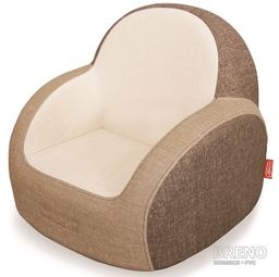 DWINGULER Dětské křeslo hnědé