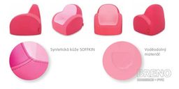 DWINGULER Dětské křeslo růžové