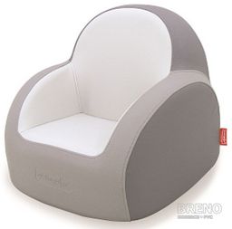 DWINGULER Dětské křeslo šedé