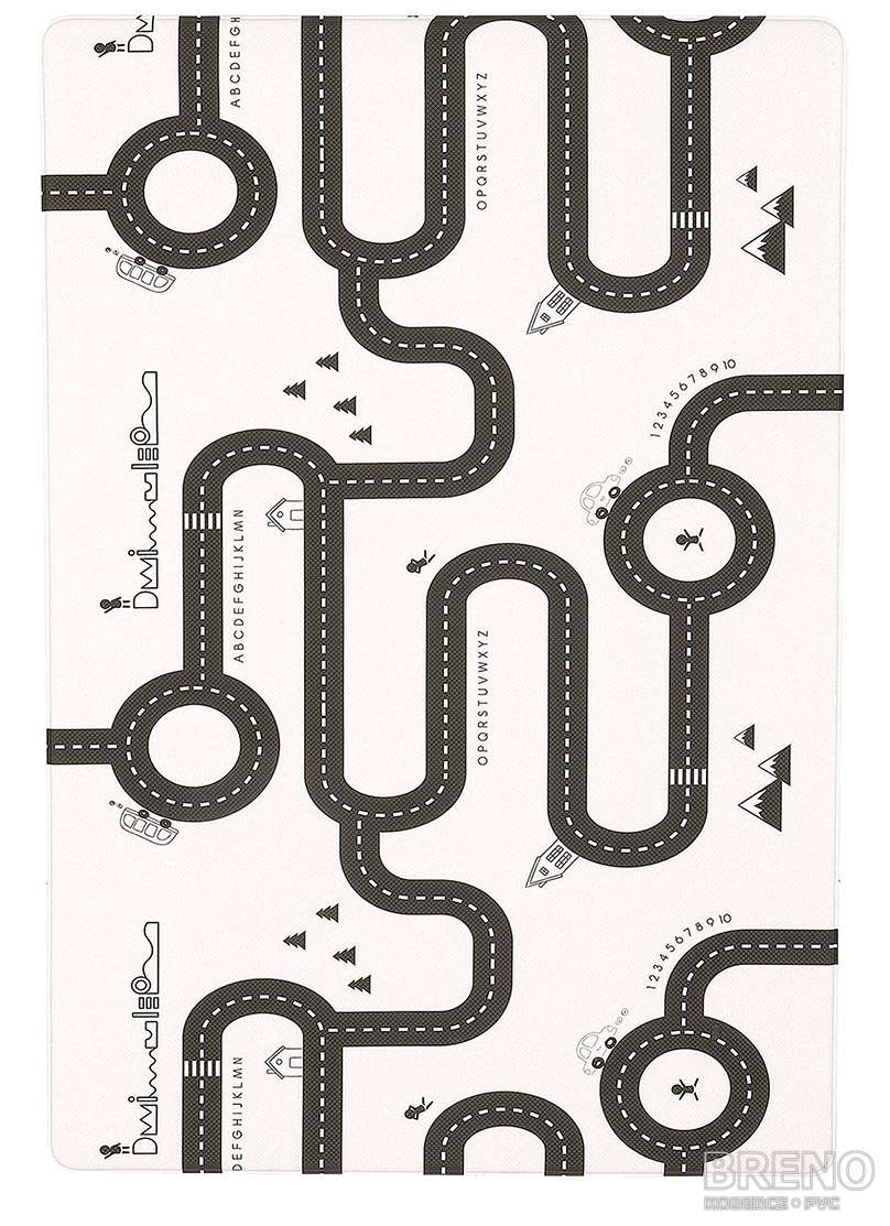 Kusový koberec Dwinguler Výlet po silnici