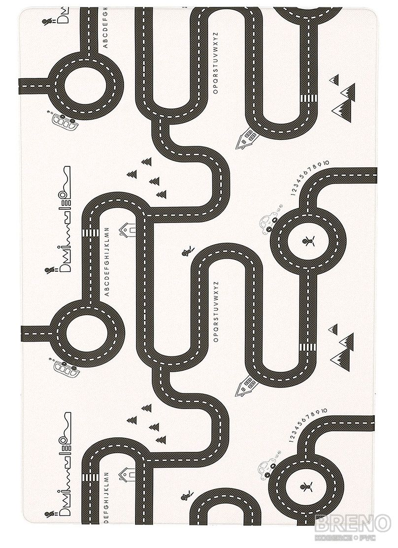 Kusový koberec Dwinguler Výlet po silnici