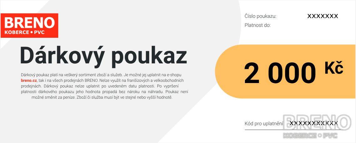 Elektronický dárkový poukaz - 2.000 Kč