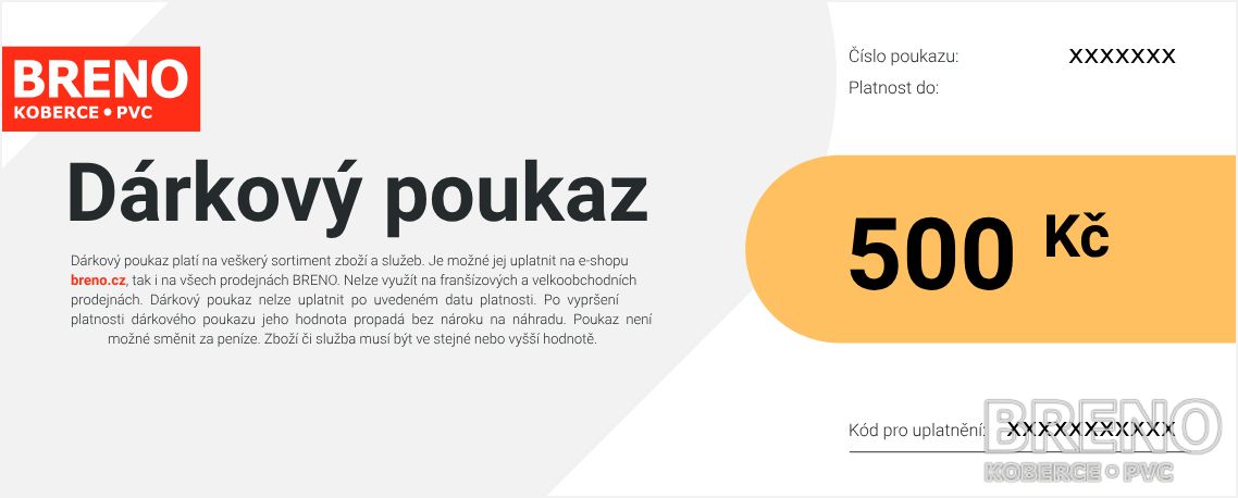 Elektronický dárkový poukaz - 500 Kč