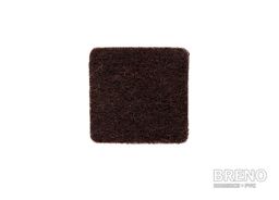 Filcové podložky 22x22 hnedá