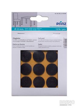 Filcové podložky pr. 22 hnědá
