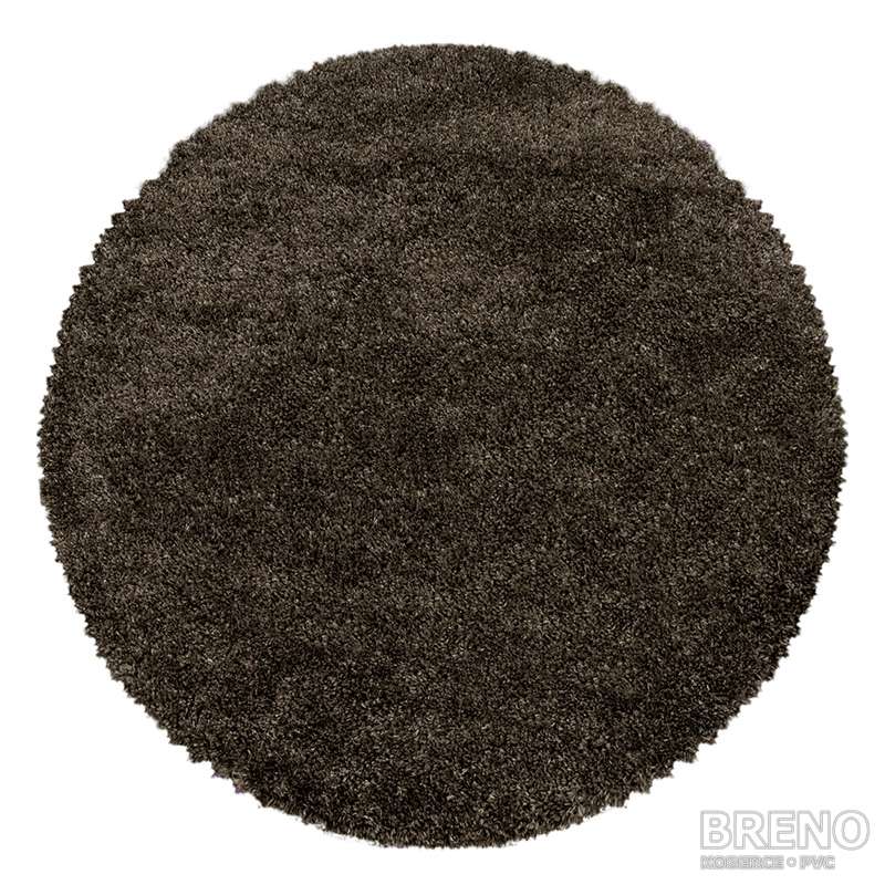 Kusový koberec FLUFFY kruh 3500 Brown
