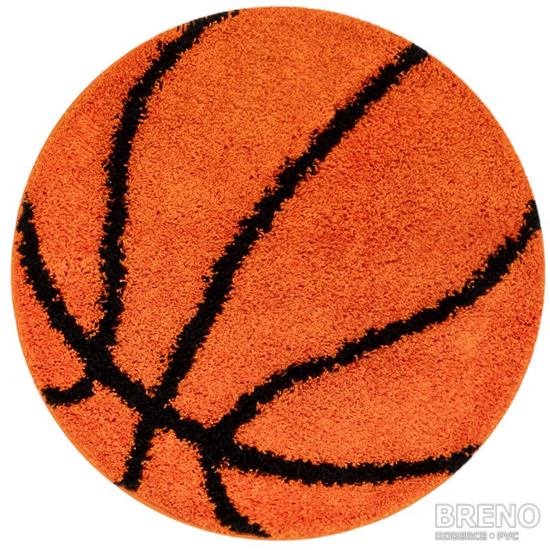 Kusový koberec FUN kruh 6002 Orange
