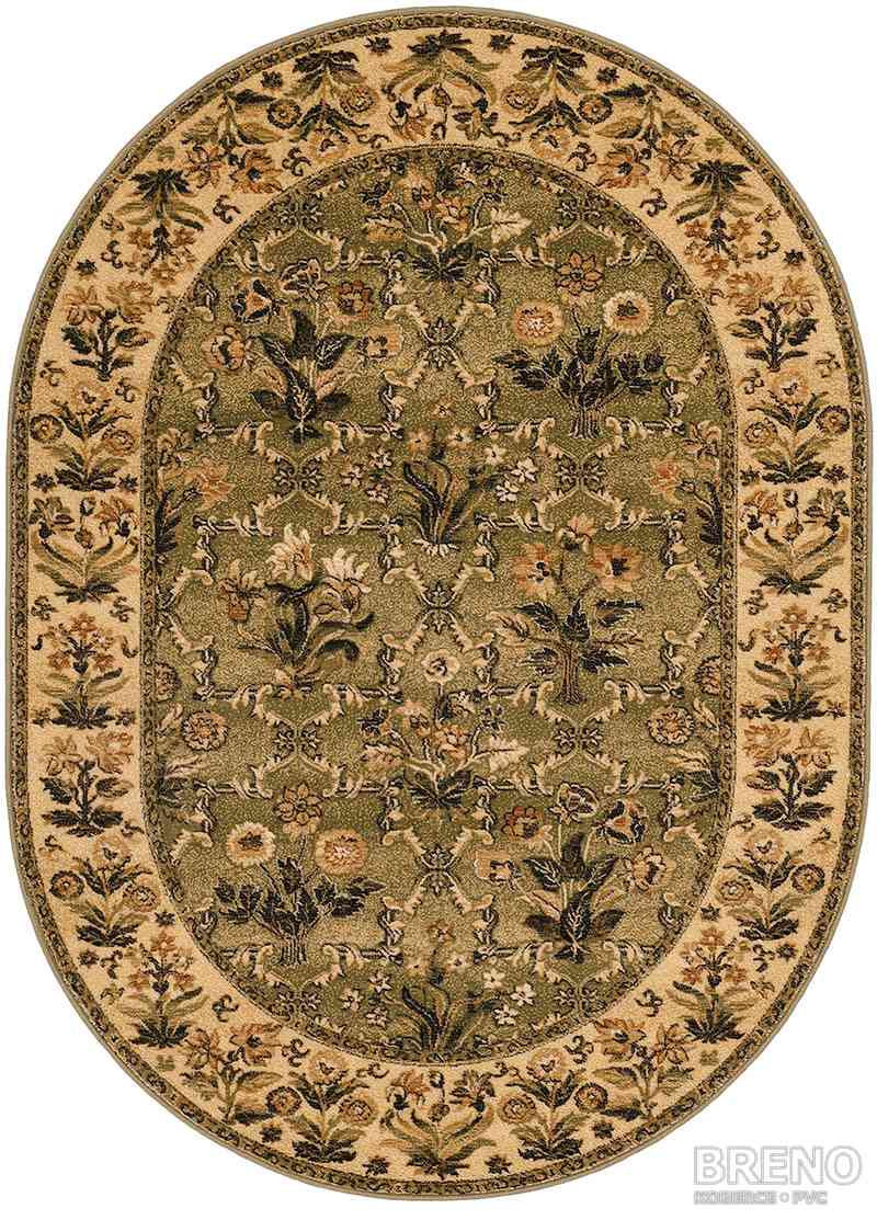 Kusový koberec ISFAHAN ovál OLANDIA olive