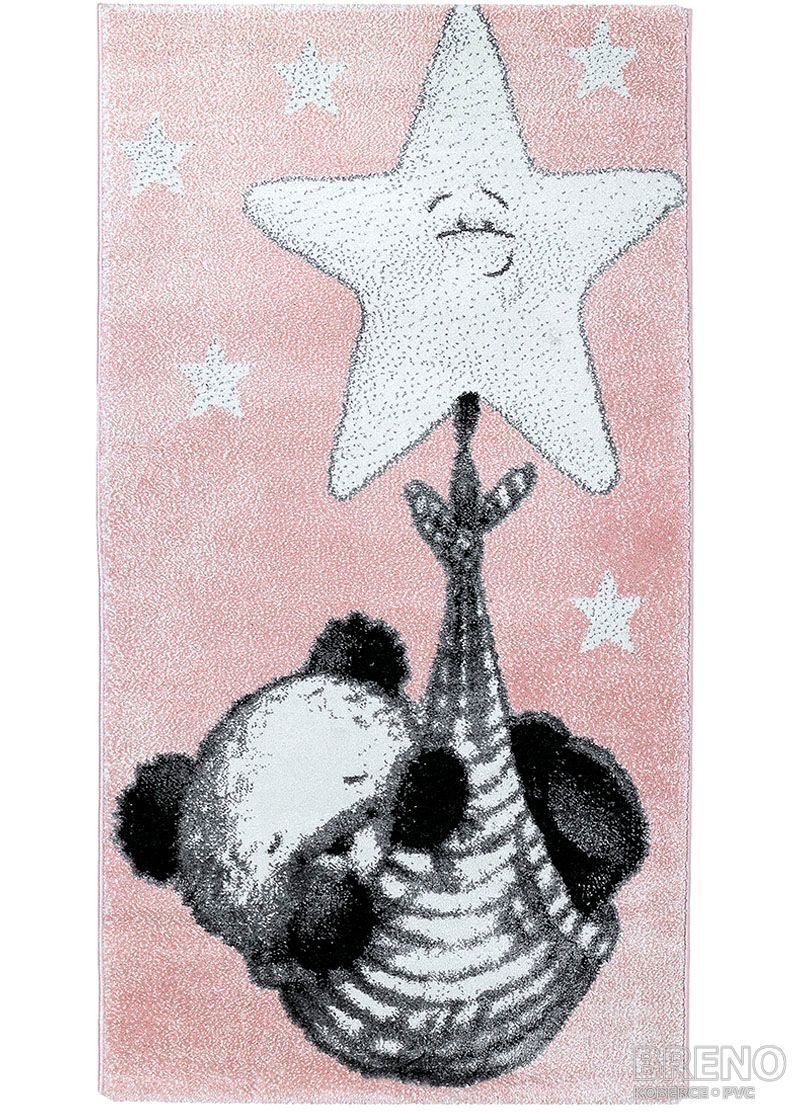 Kusový koberec Kiddo A1083 pink