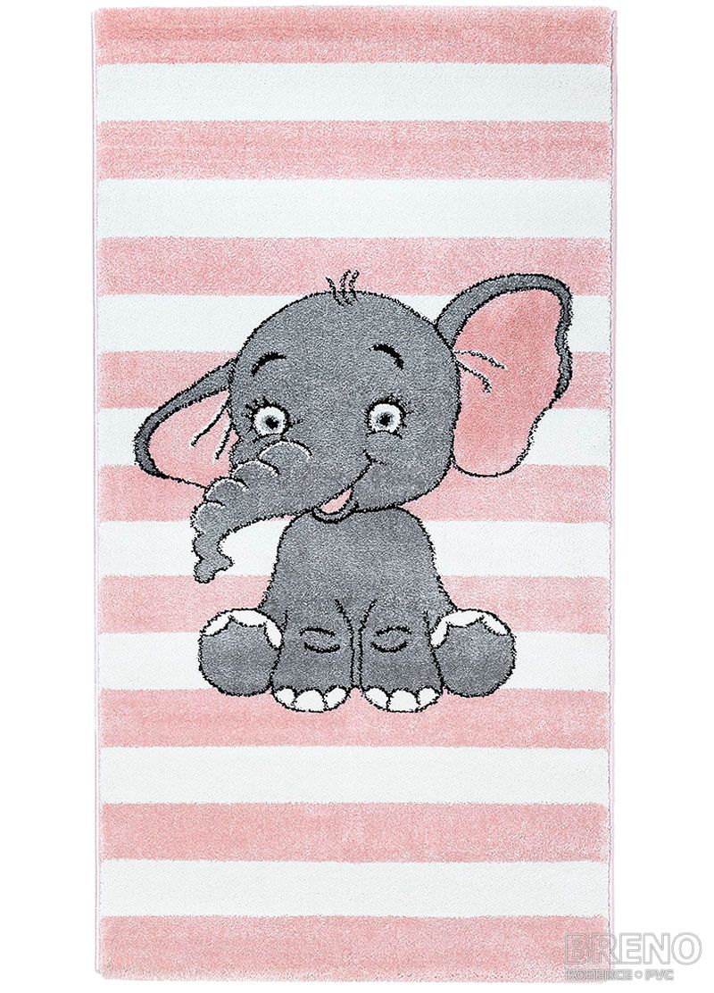 Kusový koberec Kiddo A1087 pink