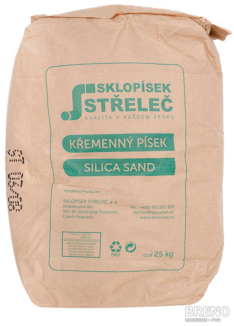 Křemičitý písek 0,3-0,8mm