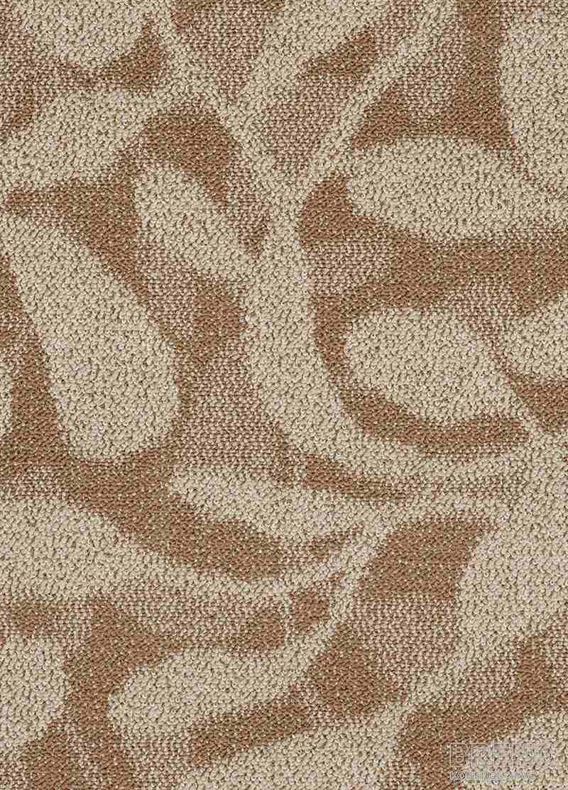 Metrážny koberec LEAVES 68 béžové listy