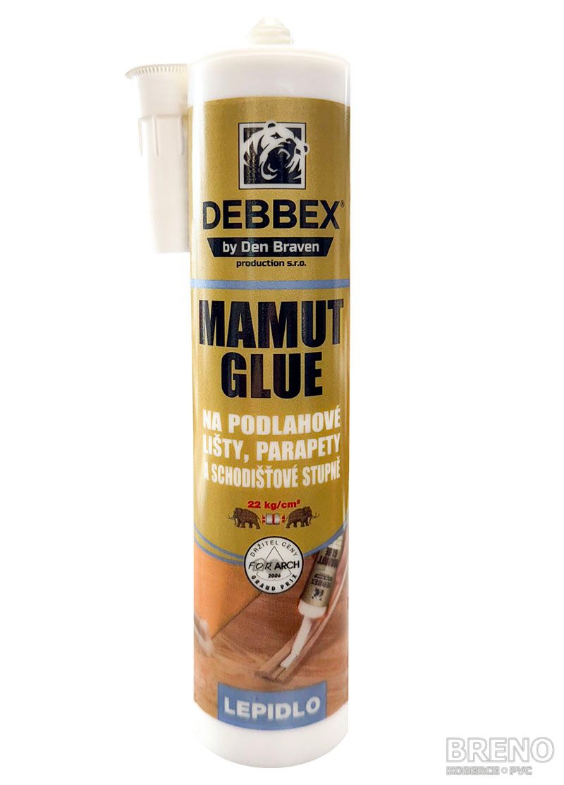 Lepidlo DEN BRAVEN MAMUT na podlahové lišty 290ml